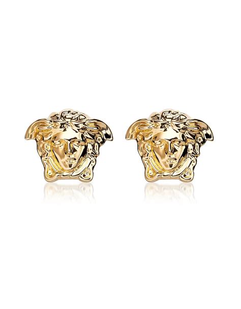 versace nose stud|Versace la medusa earrings.